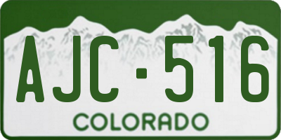 CO license plate AJC516