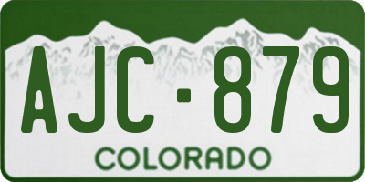 CO license plate AJC879