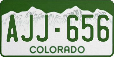 CO license plate AJJ656