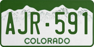 CO license plate AJR591
