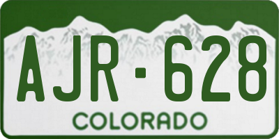 CO license plate AJR628
