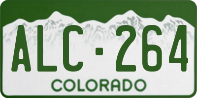 CO license plate ALC264