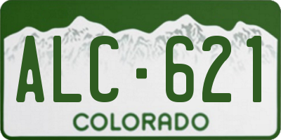 CO license plate ALC621