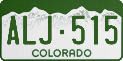 CO license plate ALJ515
