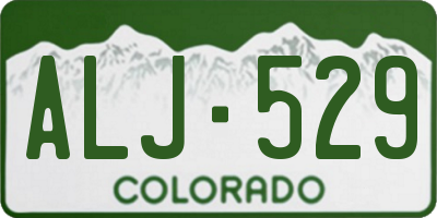 CO license plate ALJ529