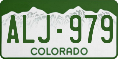 CO license plate ALJ979