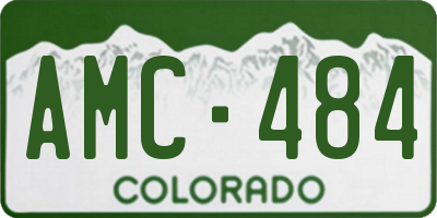 CO license plate AMC484