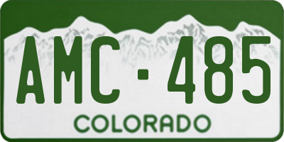 CO license plate AMC485