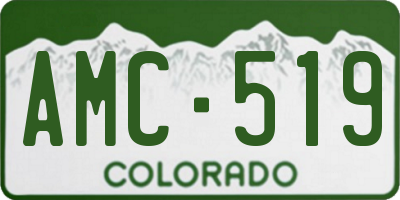 CO license plate AMC519