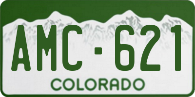 CO license plate AMC621