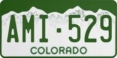 CO license plate AMI529