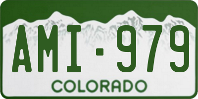 CO license plate AMI979