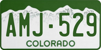 CO license plate AMJ529