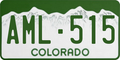 CO license plate AML515