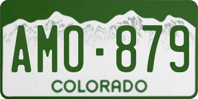 CO license plate AMO879
