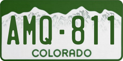 CO license plate AMQ811