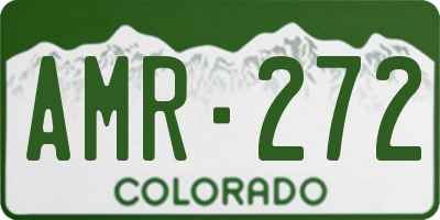 CO license plate AMR272