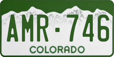 CO license plate AMR746