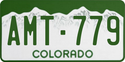 CO license plate AMT779