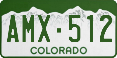 CO license plate AMX512