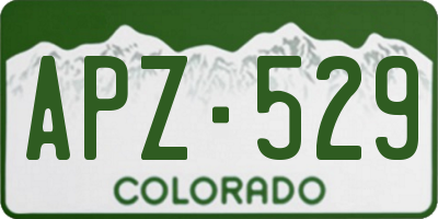 CO license plate APZ529