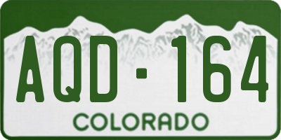 CO license plate AQD164
