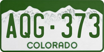 CO license plate AQG373