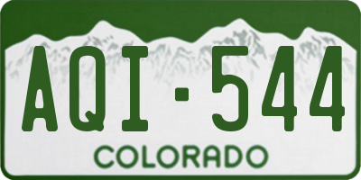 CO license plate AQI544