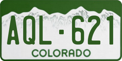 CO license plate AQL621
