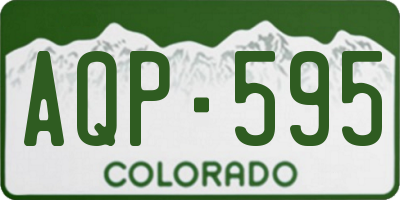 CO license plate AQP595