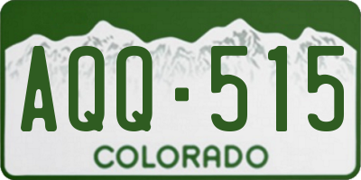 CO license plate AQQ515