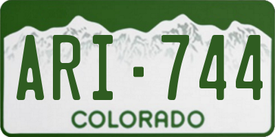 CO license plate ARI744