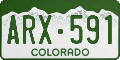 CO license plate ARX591