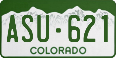 CO license plate ASU621