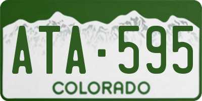 CO license plate ATA595