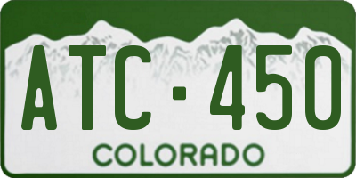 CO license plate ATC450
