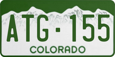 CO license plate ATG155