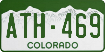 CO license plate ATH469