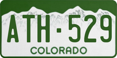 CO license plate ATH529