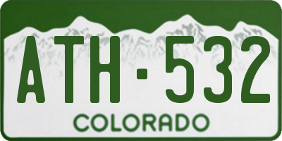 CO license plate ATH532