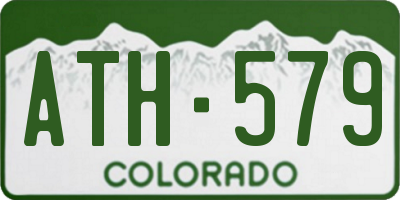 CO license plate ATH579
