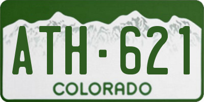 CO license plate ATH621
