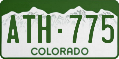 CO license plate ATH775