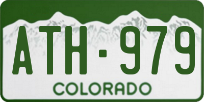 CO license plate ATH979