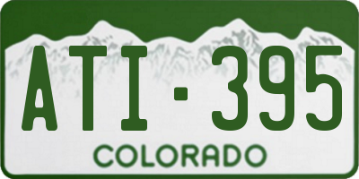 CO license plate ATI395