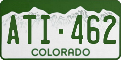 CO license plate ATI462