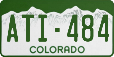 CO license plate ATI484
