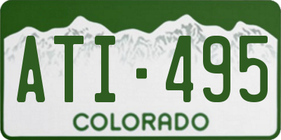 CO license plate ATI495