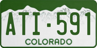 CO license plate ATI591
