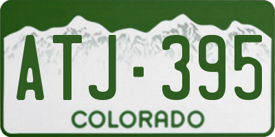CO license plate ATJ395